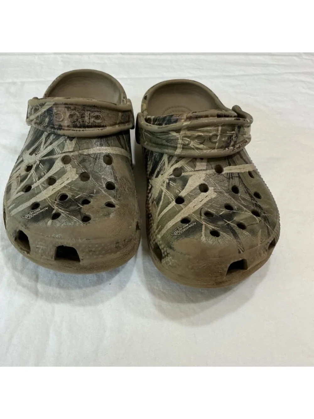Crocs Kids Classic Realtree Camo Clogs Slip-On Shoes Size J1